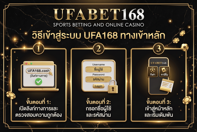 วิธีเข้าสู่ระบบ-UFA168